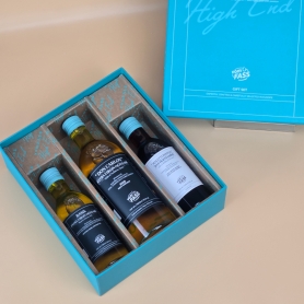 봄파스 발사믹 & 올리브오일 하이엔드 세트 B (돈 카를로스 500ml, 바질 오일 250ml, 말레티 비앙코 250ml)