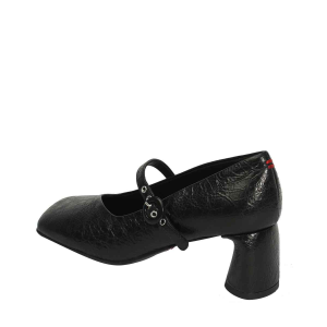 Halmanera[할마네라] 텍스쳐레더펌프스 (RO53HAL002BK)