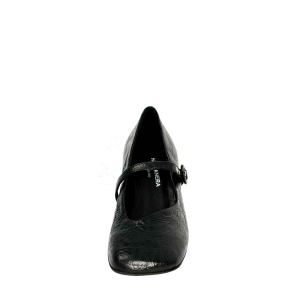 Halmanera[할마네라] 텍스쳐레더펌프스 (RO53HAL002BK)