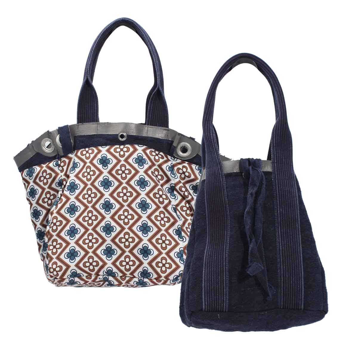 Fornari[포르나리] 리버서블토트백(리사이클링원단) (RO53FOR205NY)