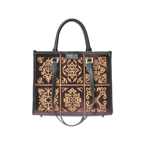 MBB 벨벳 자수 토트백 <BR> HS53MYB203BR