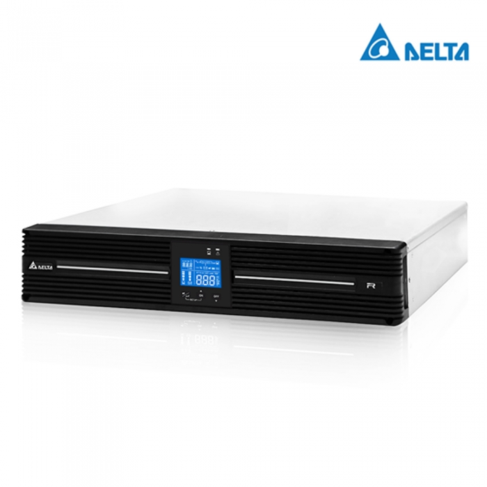 델타UPS 한국총판 DELTA R-1K R1K [1000VA/900W] (케이블1EA구성) 랙형 무정전전원공급장치 3구멀티탭증정