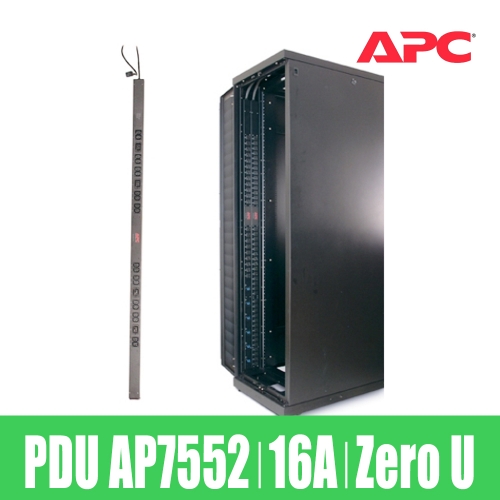 APC 랙 PDU AP7552 ZeroU 16A 230V (20)C13/(4)19 전원분배장치