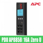 APC Metered Rack PDU AP8858 Zero U 16A 230V (18)C13 모니터링PDU 외부모니터링가능 전원분배장치