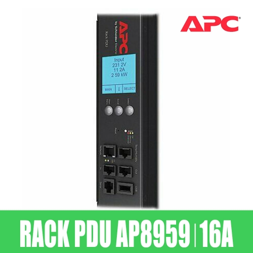 APC Switched Rack PDU 스위치랙 PDU AP8959 ZeroU 32A/230V (21)C13 외부모니터링PDU 전원분배장치