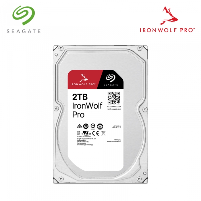 [오늘출발]씨게이트 Ironwolf Pro NAS HDD 2TB ST2000NT001 하드디스크 내장하드 아이언울프 프로 2테라