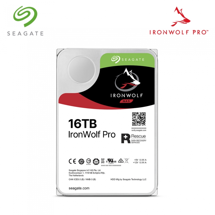 [오늘출발]씨게이트 Ironwolf Pro NAS HDD 16TB ST16000NT001 하드디스크 내장하드 아이언울프 프로 16테라