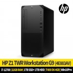 HP 워크스테이션 Z1 G9 4E883AV i7-12700 32G 1T SSD + 1T HDD T400 D6 4GB 11PRO