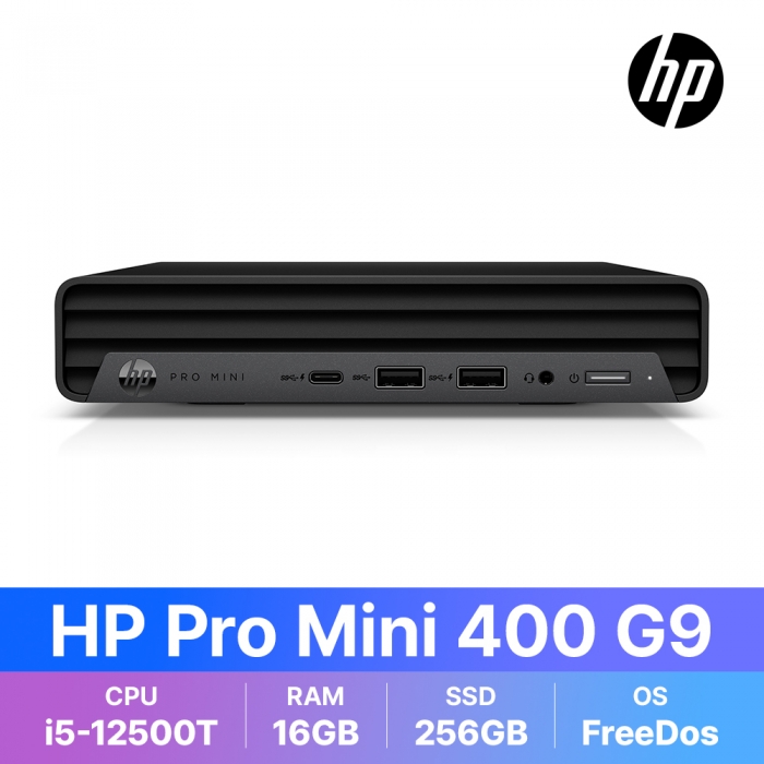 HP 프로 미니 400 G9-734X8PA i5-12500T (16GB / 256GB / FD)