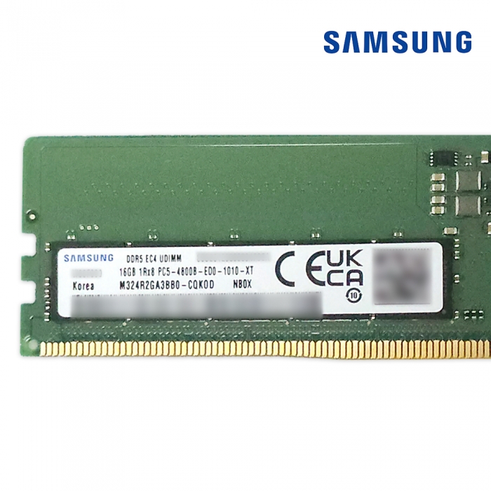 삼성전자 메모리 16GB DDR5-4800 ECC UDIMM RAM 워크스테이션 서버용