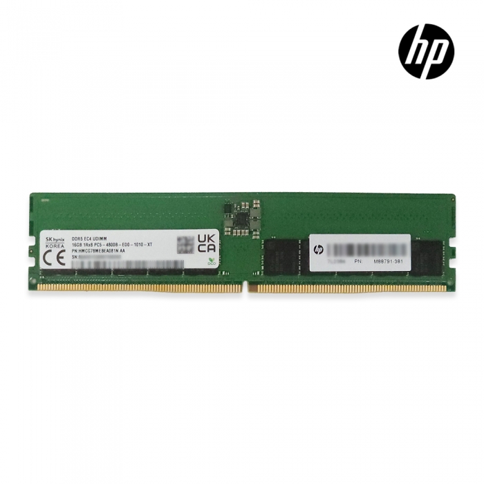 HP 메모리 16GB DDR5-4800 ECC UDIMM RAM 워크스테이션 (4M9Y1AA)