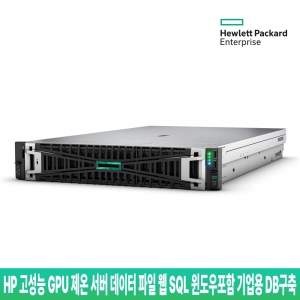 HP 고성능 GPU 제온 서버 데이터 파일 웹 SQL 윈도우포함 기업용 DB구축 P52560-B21