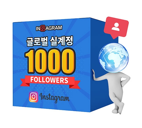 인스타그램 글로벌 팔로워 1000