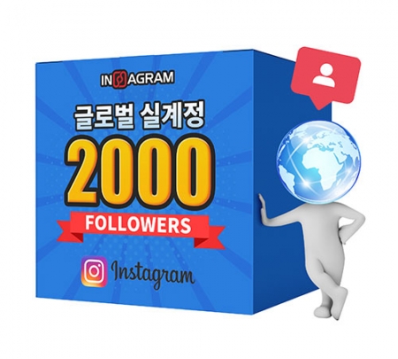 인스타그램 글로벌 팔로워 2000