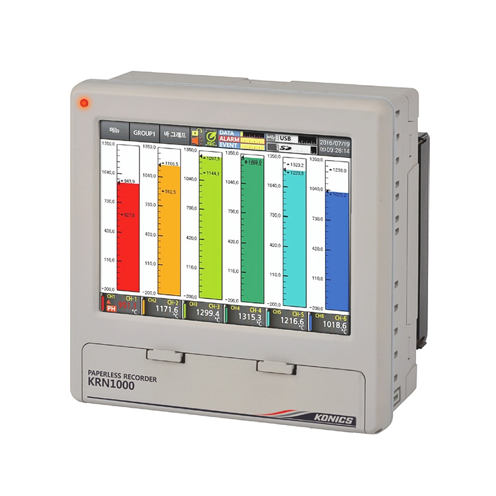 레코더 (기록계) 하이브리드타입 KRN1000 4CH/8CH/12CH/16CH