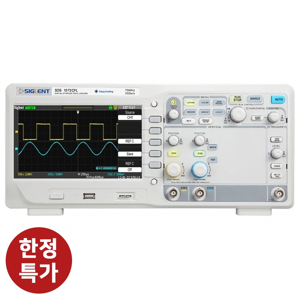 시글런트 오실로스코프 SDS1204CFL (DEMO장비 특가판매) (단종)