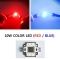 10W Color LED / 레드 RED 블루 BLUE LED / High Power LED