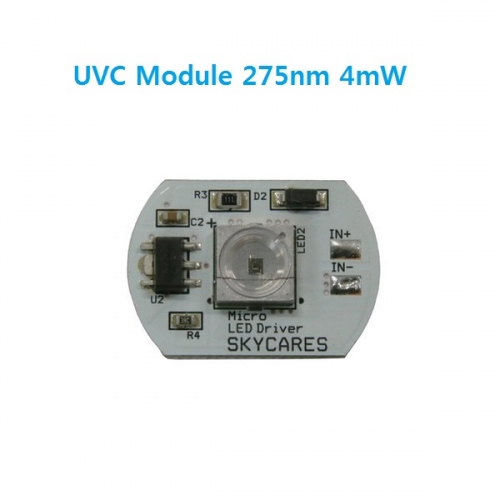 UVC Module 275nm 4mW 자외선 살균 소독 LED 방열패드 PCB SSC275PM