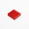 소형 칼라 알루미늄 방열판 히트싱크 303008R 30mm x30mmx8mm 빨강 5개