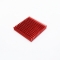 소형 칼라 알루미늄 방열판 히트싱크 쿨러 707011R 70mm x70mmx11mm 빨강
