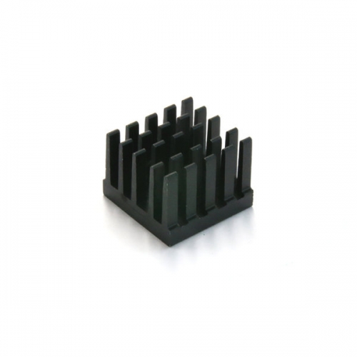 소형 칼라 알루미늄 방열판 쿨러 히트싱크 181813B 18x18x13.5mm 10개 블랙