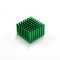 소형 녹색 칼라 알루미늄 방열판 쿨러 히트싱크 373724G 37x37x24mm 4개묶음
