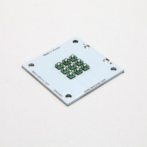 자외선LED MCPCB 모듈 UV LED Module UVA 405nm 115도 9000mW / SLM-40511509