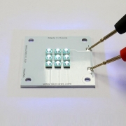 자외선LED 모듈 UV LED Module UVA 405nm 협각 50도 9000mW
