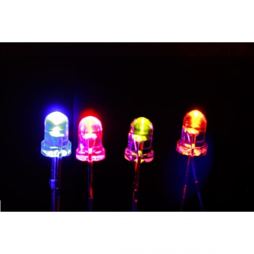 3mm LED Lamp 엘이디 램프 460nm / 570nm / 590nm / 620nm 50개 묶음