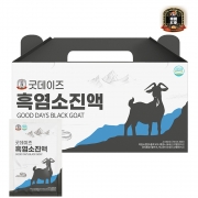 [홍삼의아침] 한국고려홍삼 / 굿데이즈 흑염소진액 70ml x 30포 엑기스 즙 90% 장어 9.2% [원산지:국산]