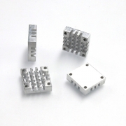 소형 알루미늄 방열판 CNC 가공 히트싱크 Heatsink AL-202006 20-20-6mm 1팩(4개)