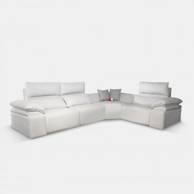 리네 패브릭 리클라이너소파