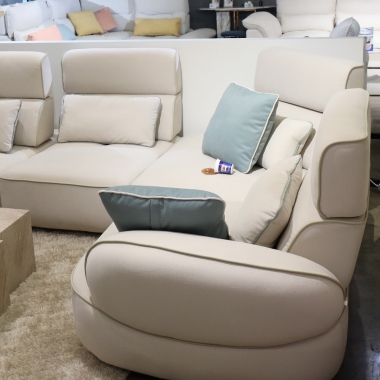 메리노 패브릭 코너형소파