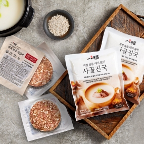 한우 떡갈비 A세트 (진국10팩+한우떡갈비300g)