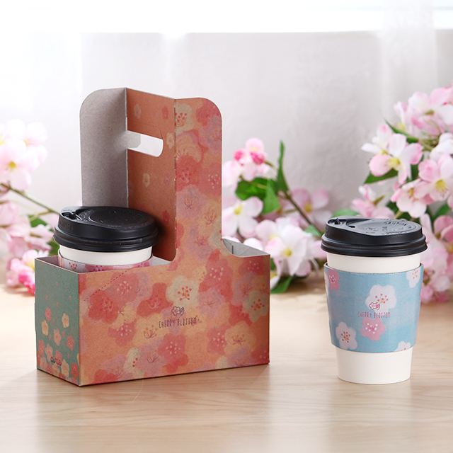 [♥봄 시즌♥]캐리어 벚꽃화사한 봄을 담은 디자인[200개/BOX]종이재질 : 크라프트지