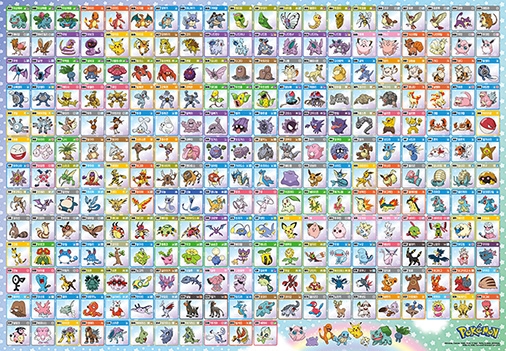 포켓몬스터 - 도감 관동 성도지방