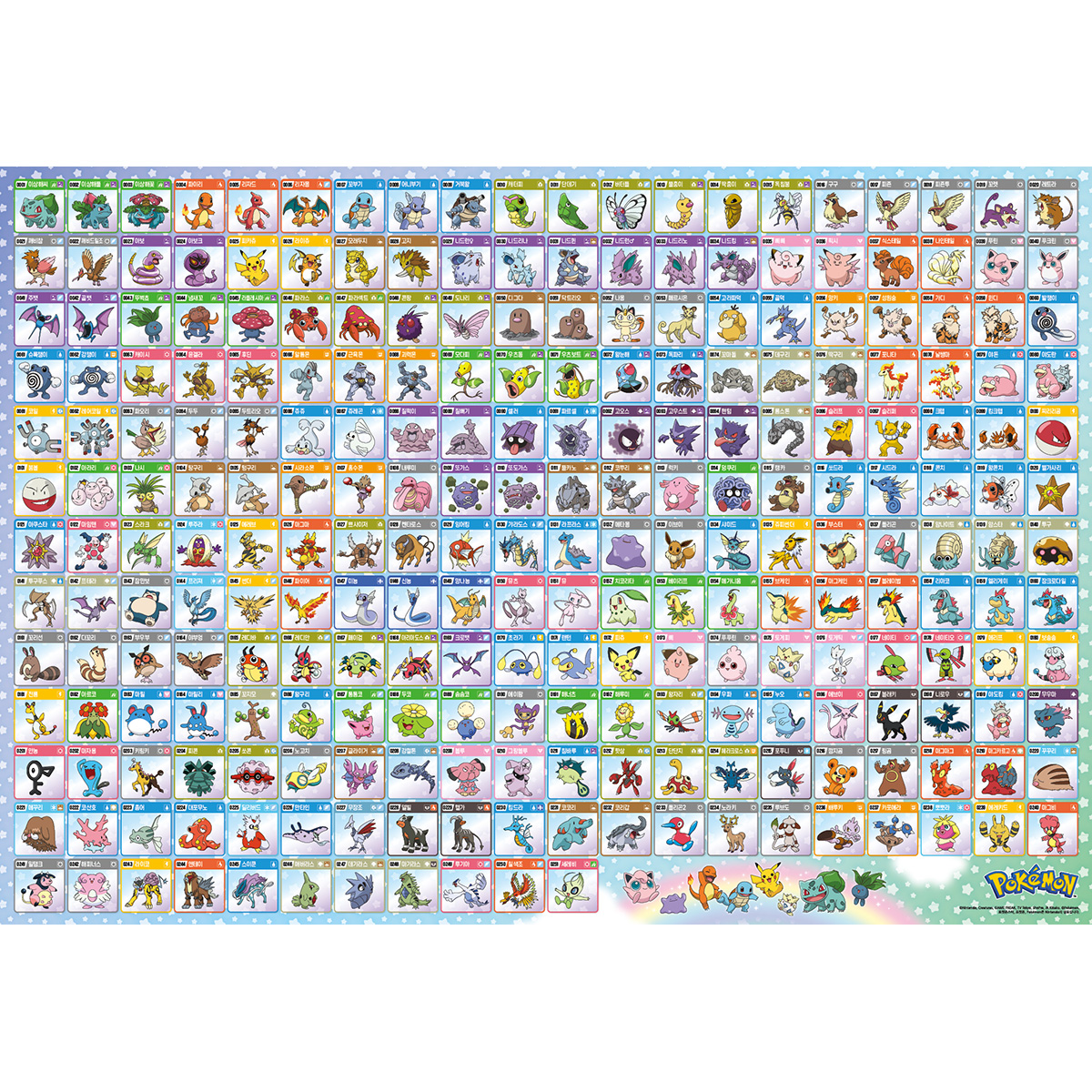 포켓몬스터 - 도감 관동 성도지방