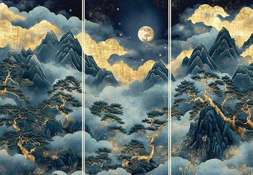 달빛 아래의 소나무 [미니]