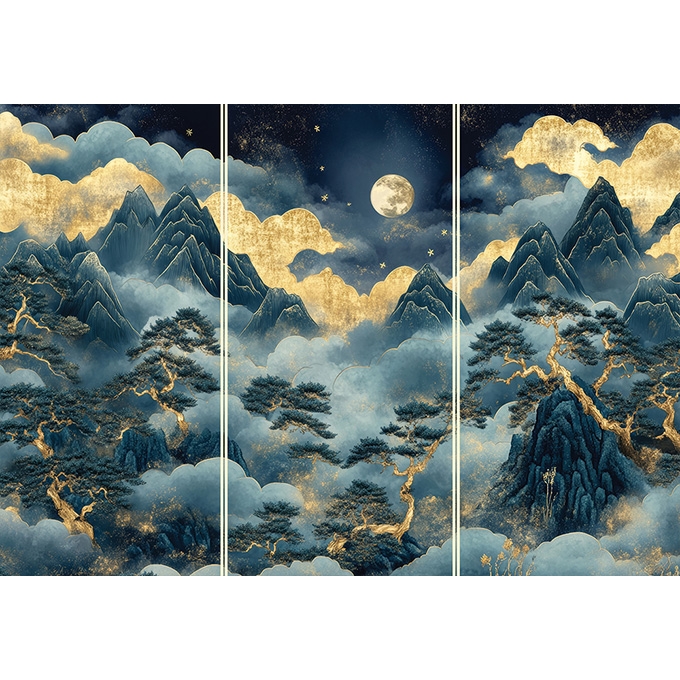 달빛 아래의 소나무 [미니]