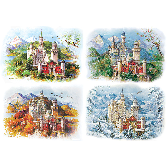 노이슈반슈타인 성의 사계