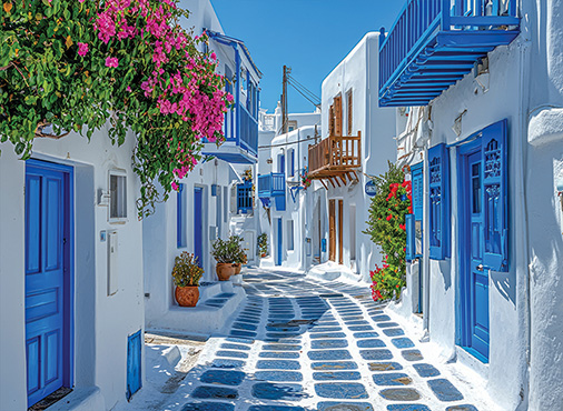 산토리니의 골목길 [미니]