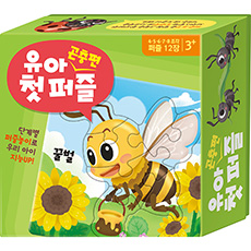 유아 첫 퍼즐 - 곤충 [12종] [판퍼즐]