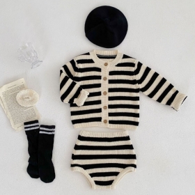 우노세트 가디건+블루머