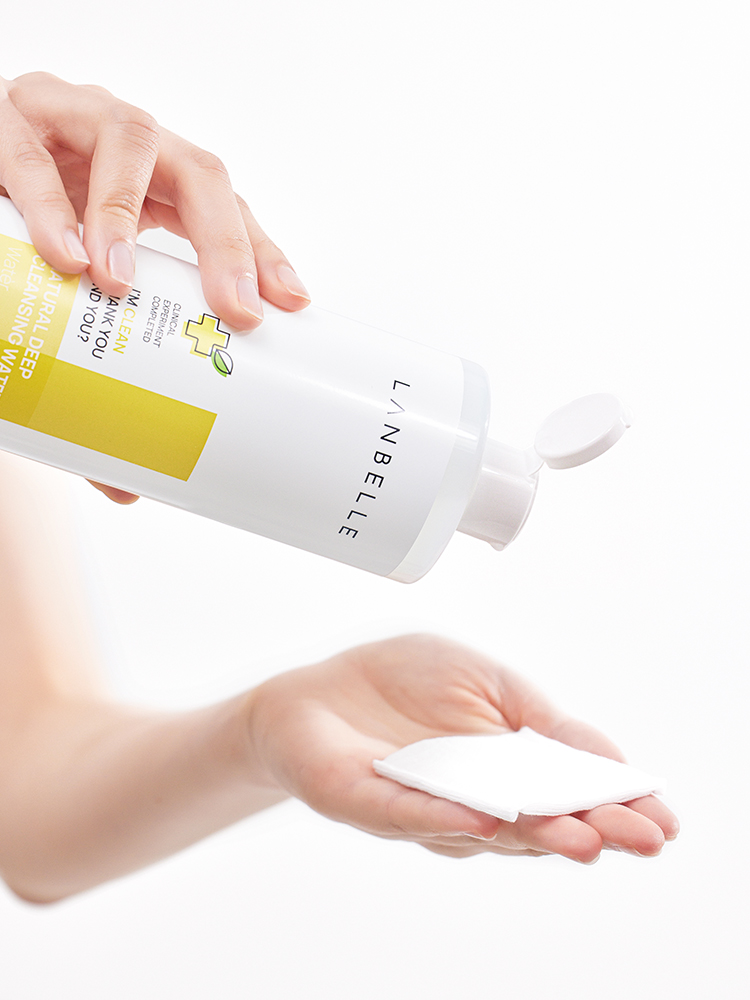 내츄럴 딥 클렌징워터 500ml (국내산 귀리 추출물+효소)+기능성 펌프 증정