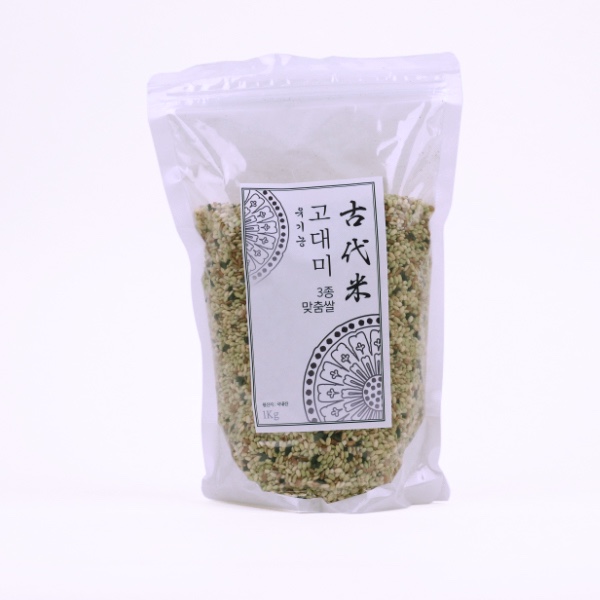 명품 米식 제안, 유기농 고대미 - 3종맞춤쌀 1kg