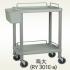 RY-301Ea 특大 가드형 회색카트 이동식테이블 정리대 2단트롤리 학교 병원카.