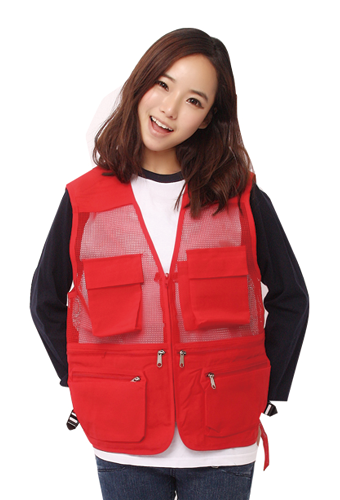 오래입는 망사 조끼