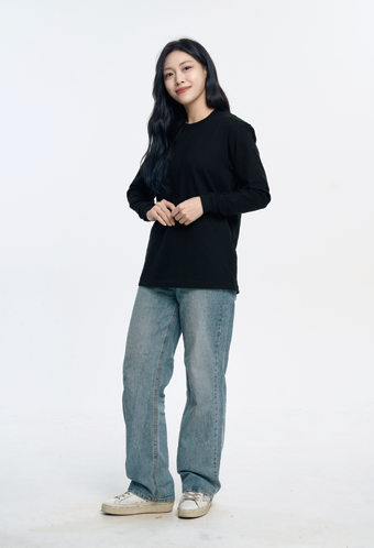 TOMS 14수 베이직 라운드 긴팔 티셔츠(00149-HVL)
