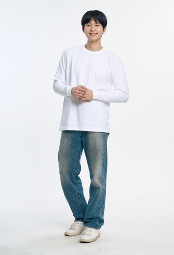 TOMS 14수 베이직 라운드 긴팔 티셔츠(00149-HVL)