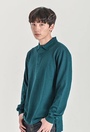 (무지샘플용)20수 긴팔 PK(옆타개)(고급형)